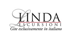 Logo, papirlinje og website for Linda Escoursioni